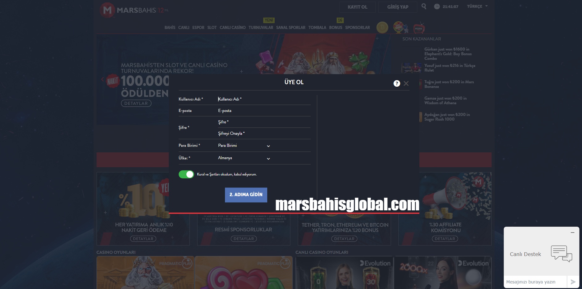 Marsbahis